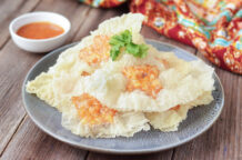 Crispy Rice Paper Prawn Fritters